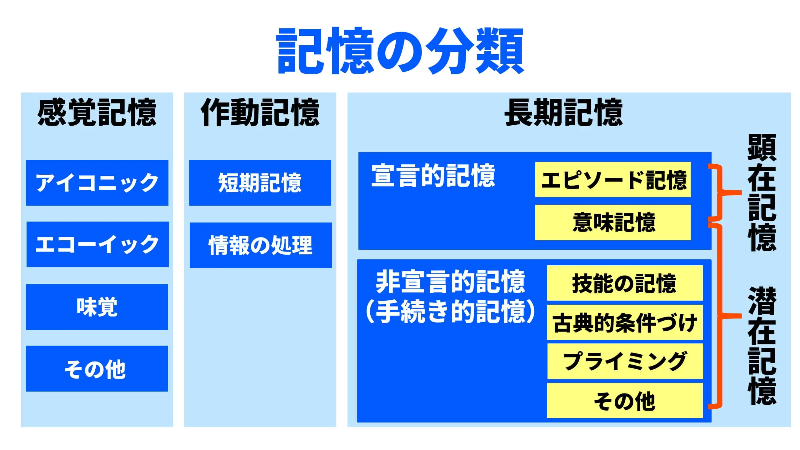 記憶の種類 感覚記憶＆作動記憶＆長期記憶 | 東京 御茶ノ水駅 徒歩1分